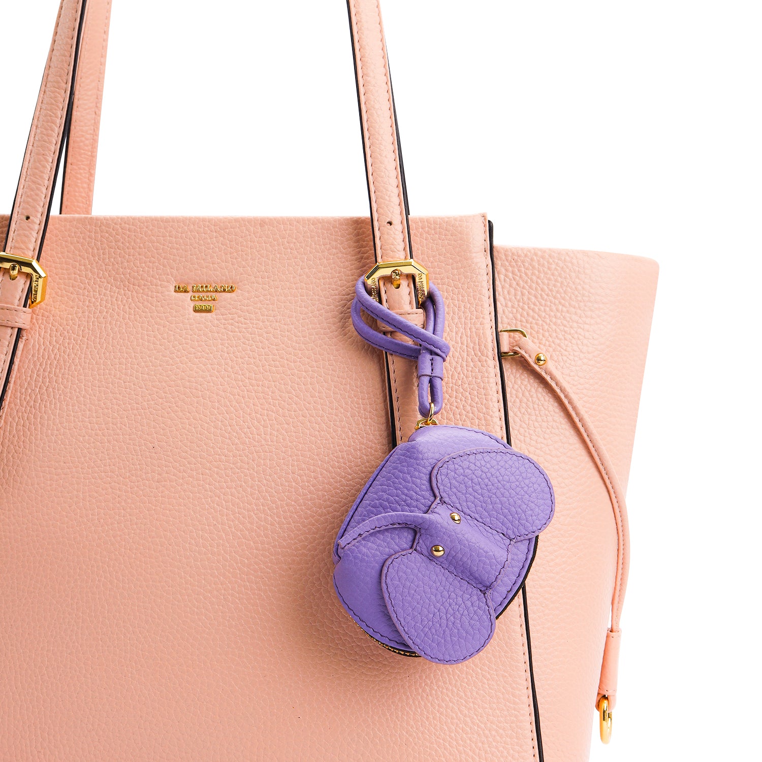Wax Leather Bag Hanging - Purple Haze – Da Milano