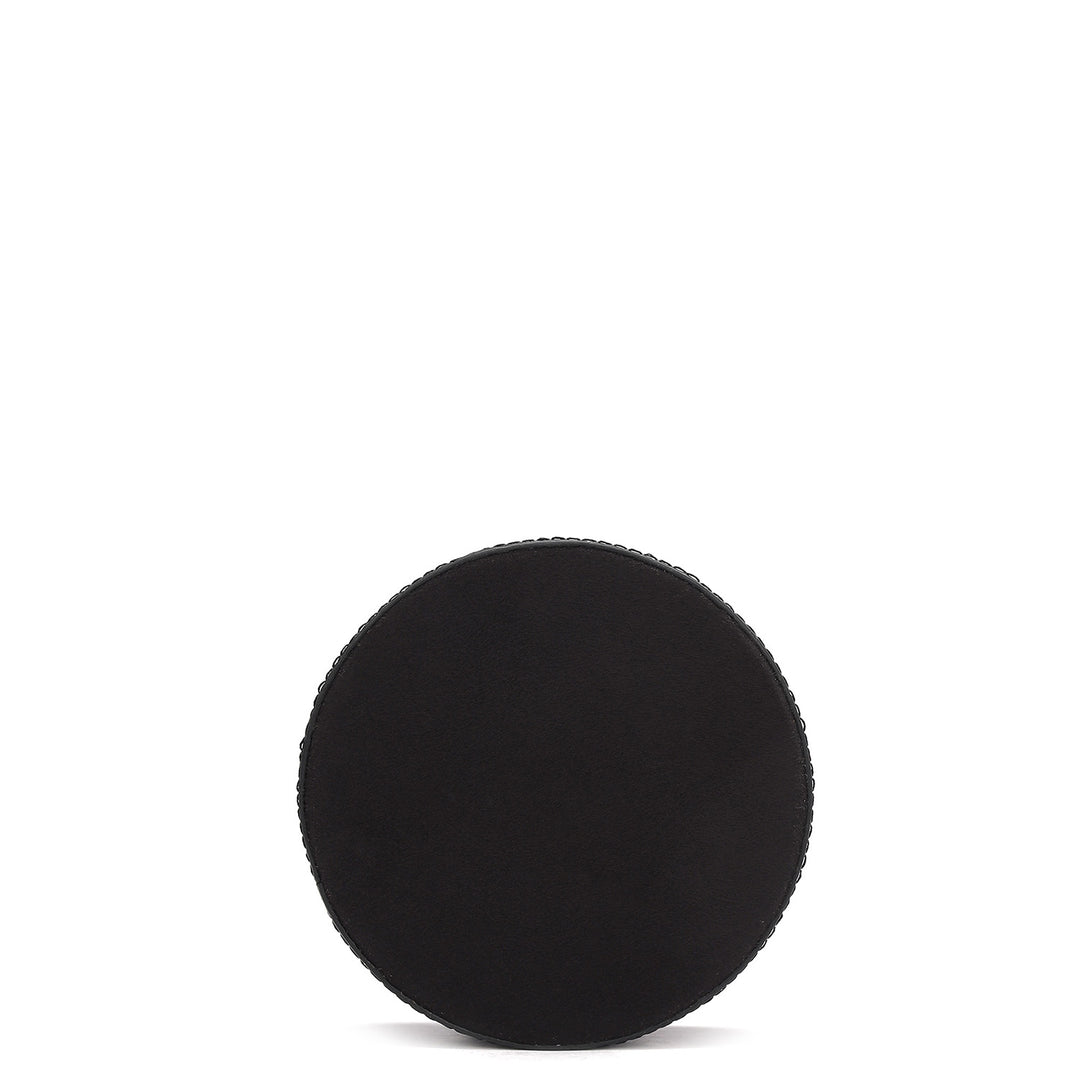 Croco Leather Ash Tray - Black