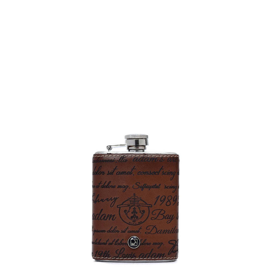 Signato Leather Bottle Case - Cognac