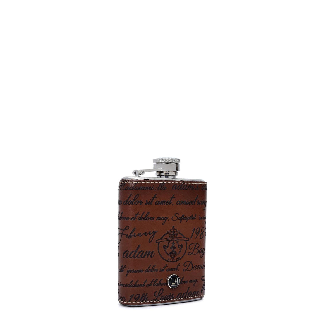 Signato Leather Bottle Case - Cognac