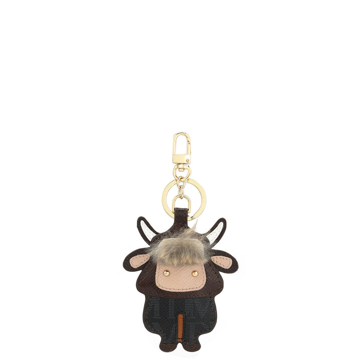 Monogram Franzy Leather Bag Hanging - Black