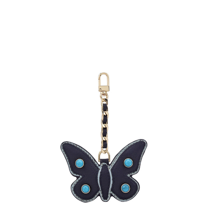 Wax Leather Bag Hanging - Ink Blue