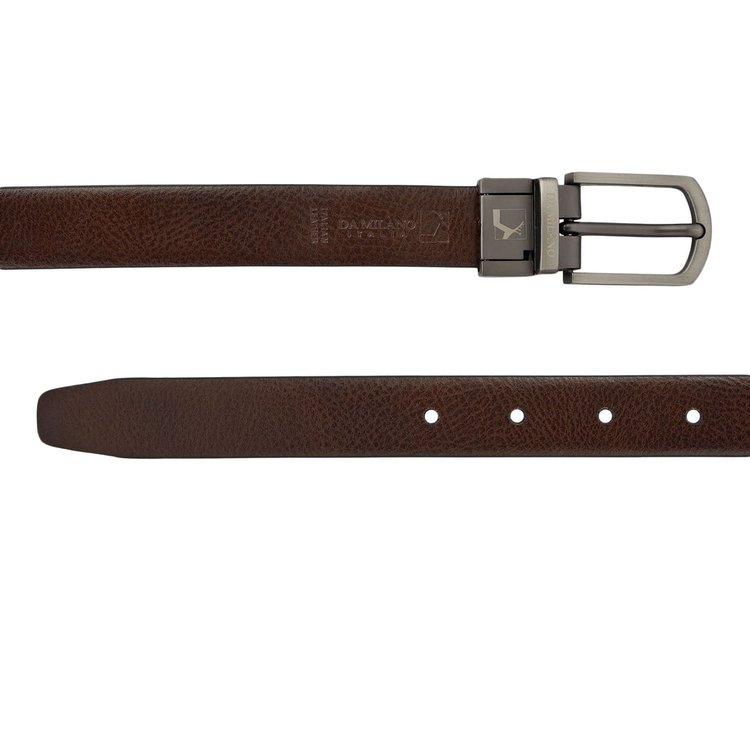 Wax Leather Reversible Ladies Belt - Black & Brown