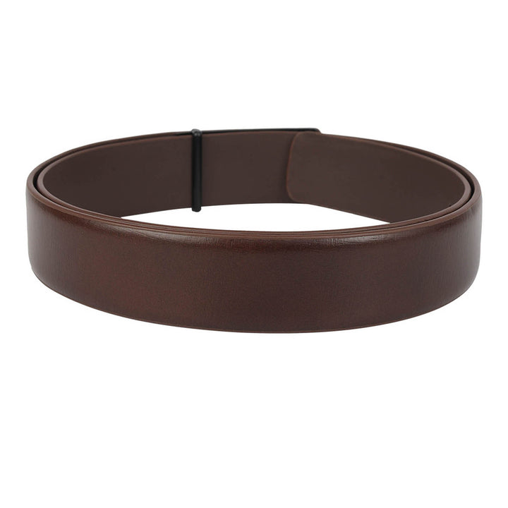 Semi Formal Aztec Leather Mens Belt - Brown
