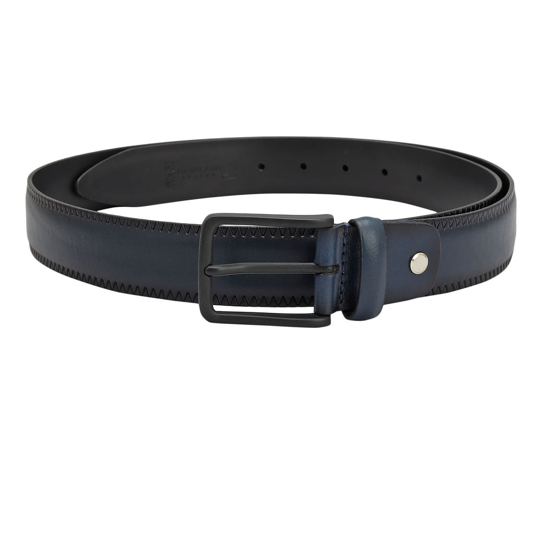Casual Plain Leather Mens Belt