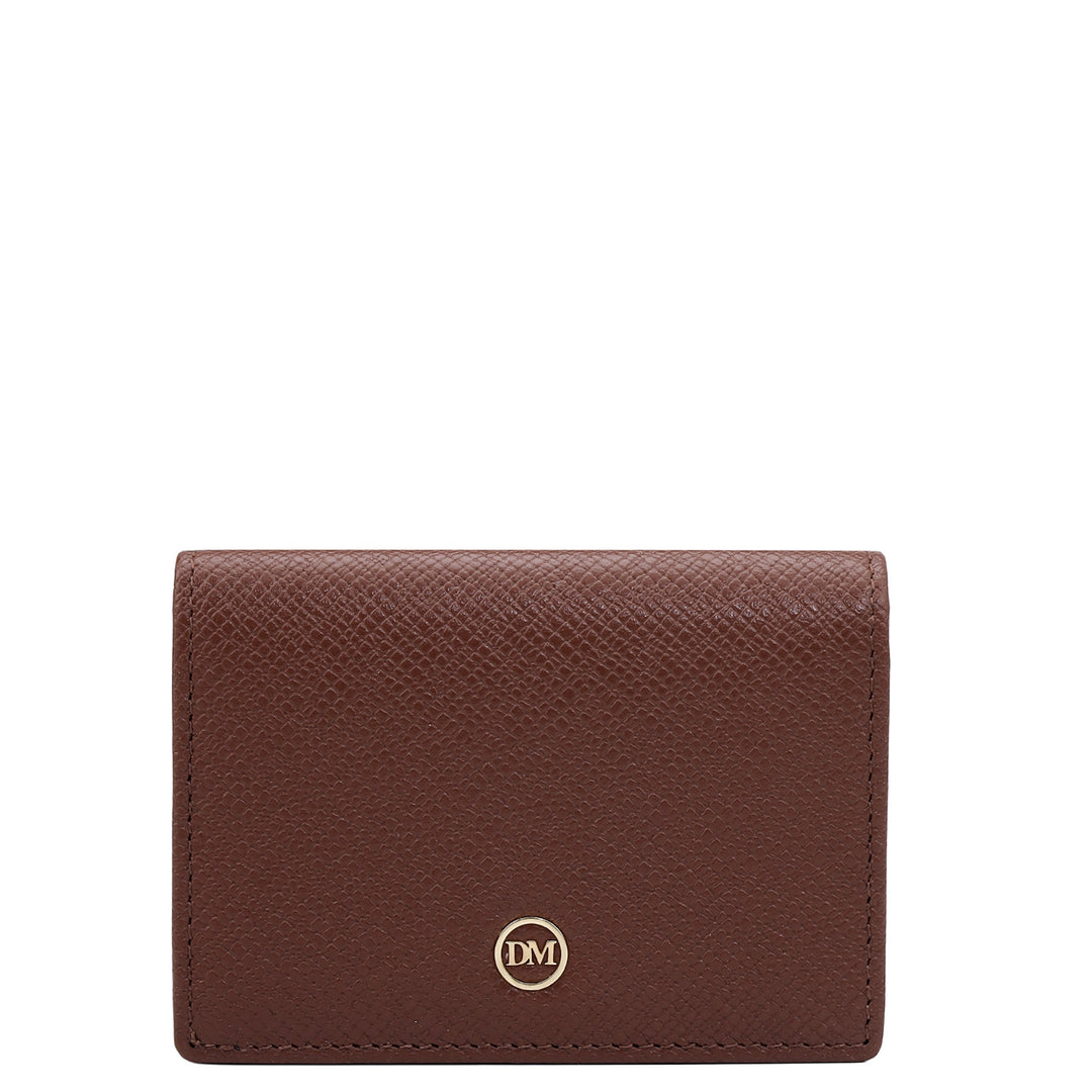 6 Slots Leather Card Case - Date