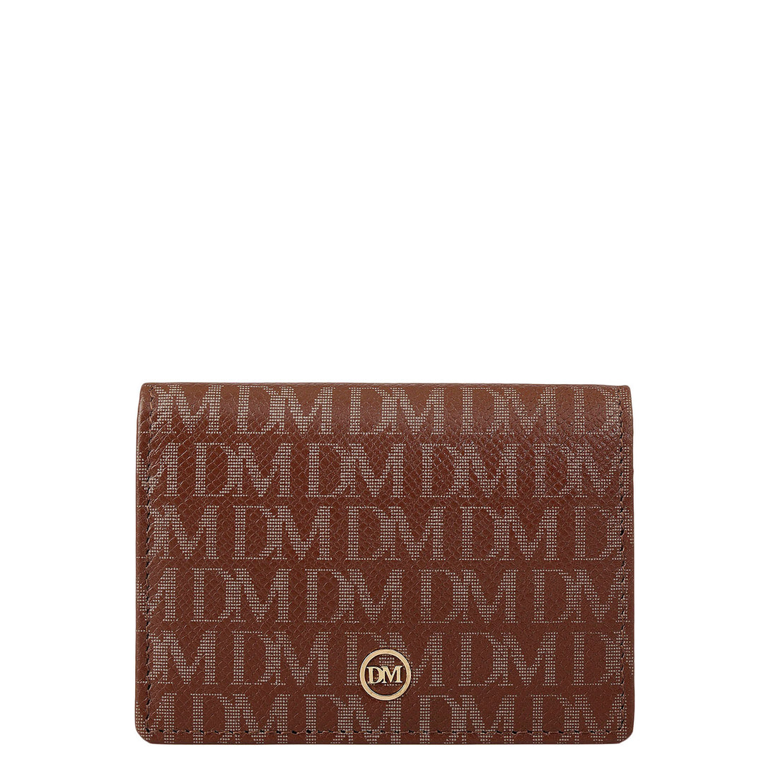 6 Slots Leather Card Case - Date