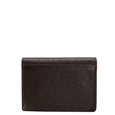 Franzy Leather Card Case - Chocolate