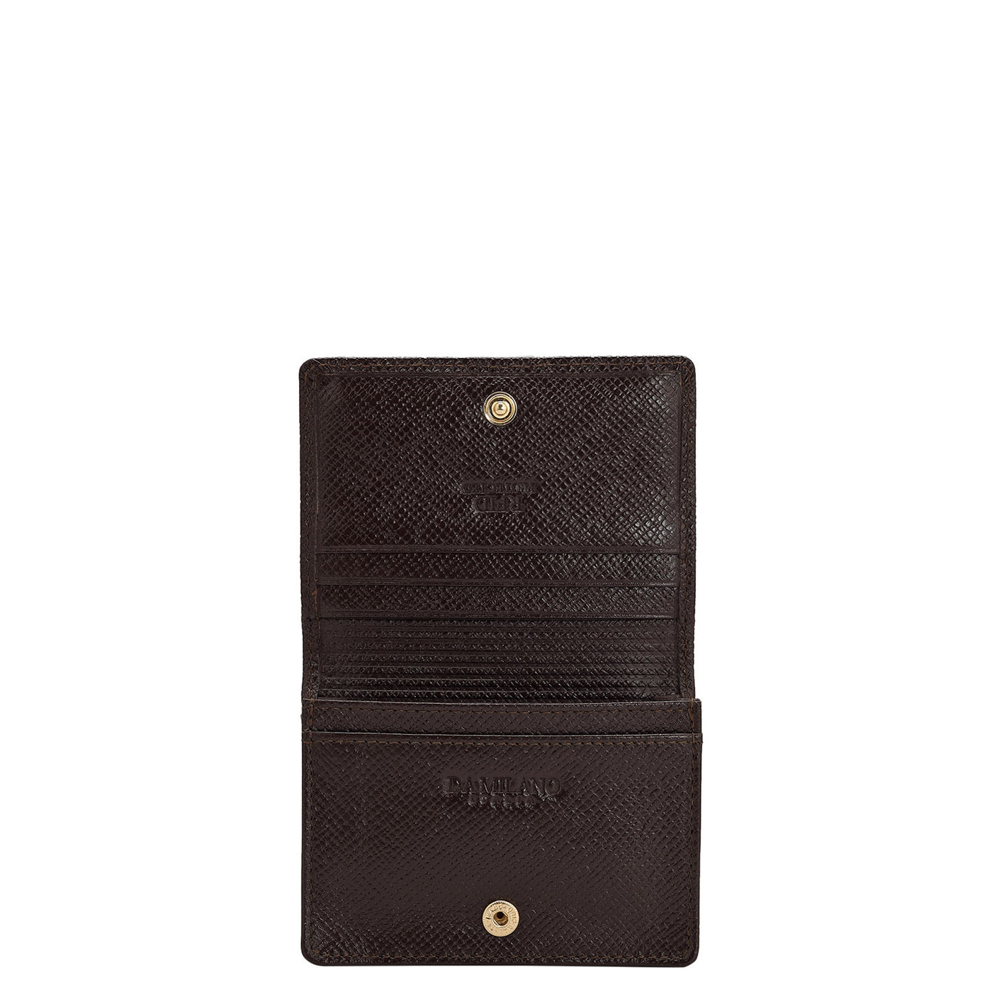 Franzy Leather Card Case - Chocolate