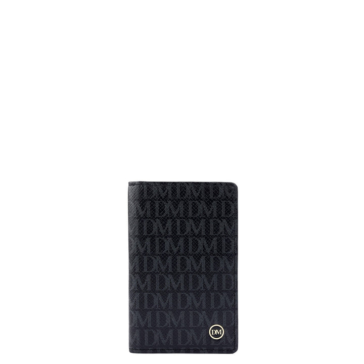 Multi Slot Leather Card Case - Black