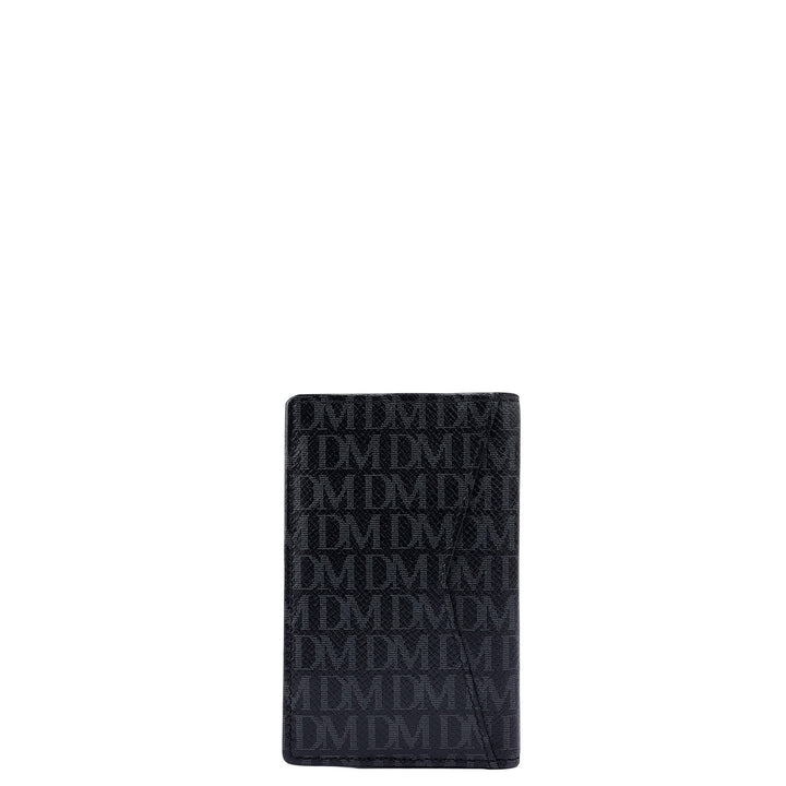 Multi Slot Leather Card Case - Black