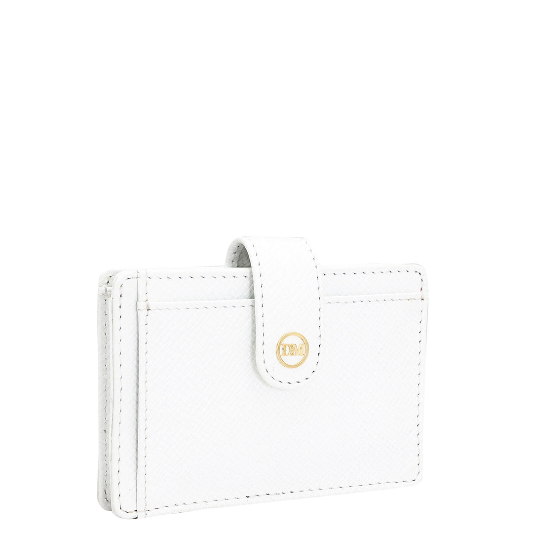 Franzy Leather Card Case - White