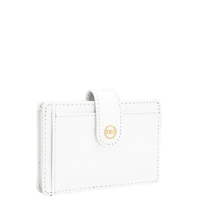 Franzy Leather Card Case - White