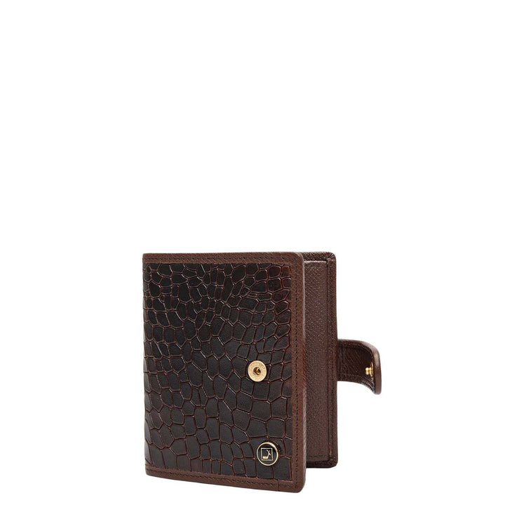 Multi Slots Leather Card Case - Brown