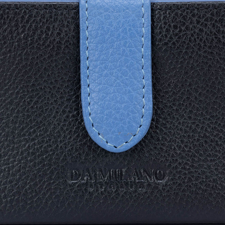 Wax Leather Card Case - Black