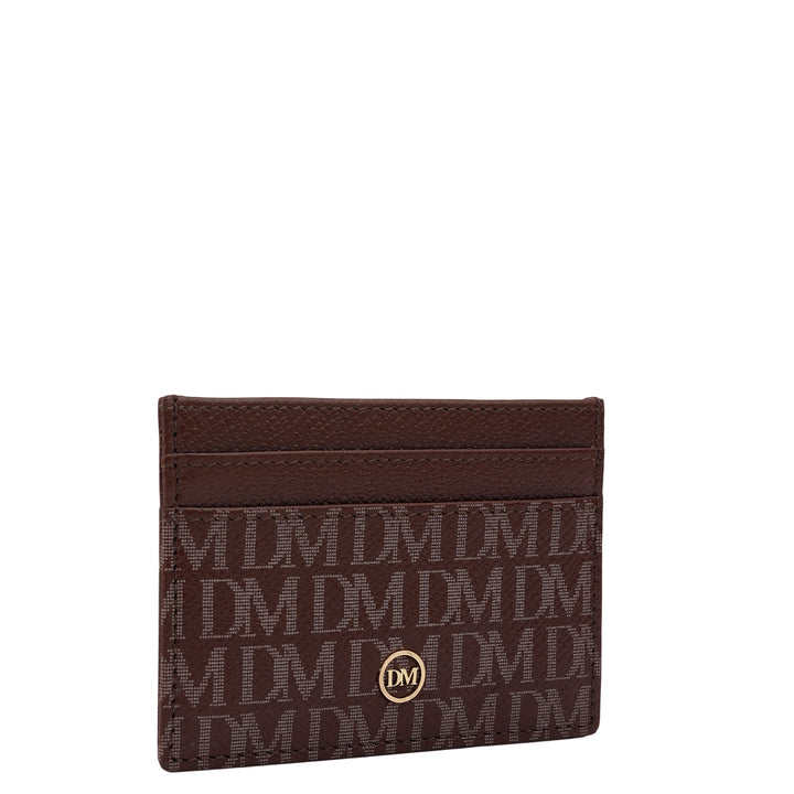 5 Slots Leather Card Case - Date