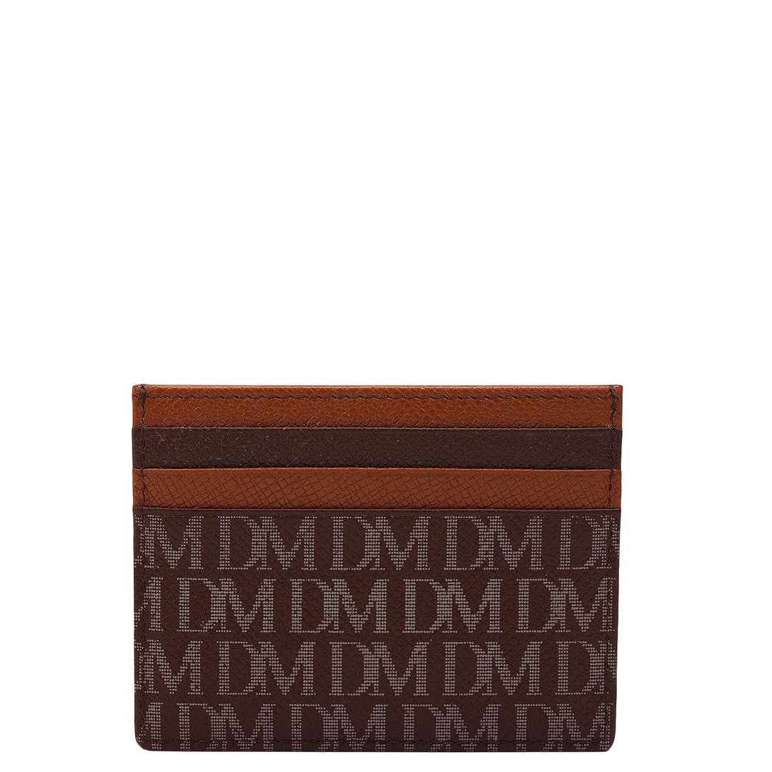 7 Slots Leather Card Case - Date