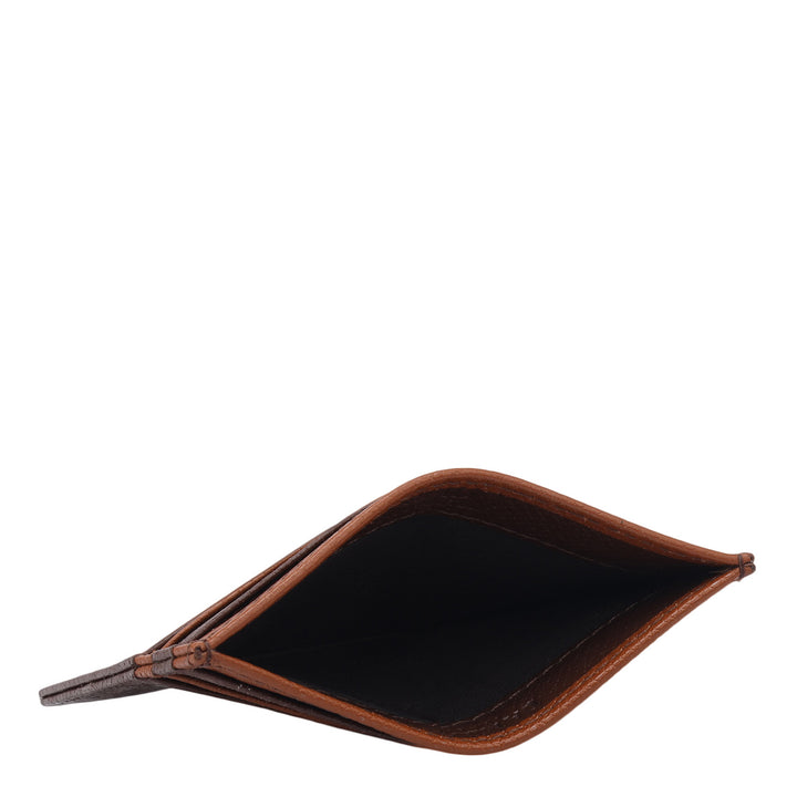 7 Slots Leather Card Case - Date