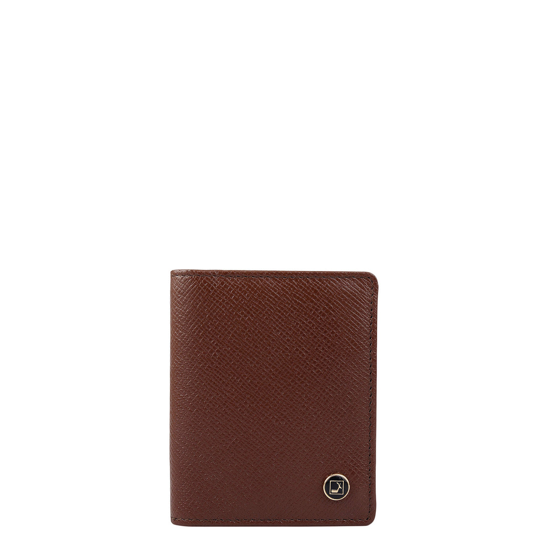 9 Slots Leather Card Case - Date