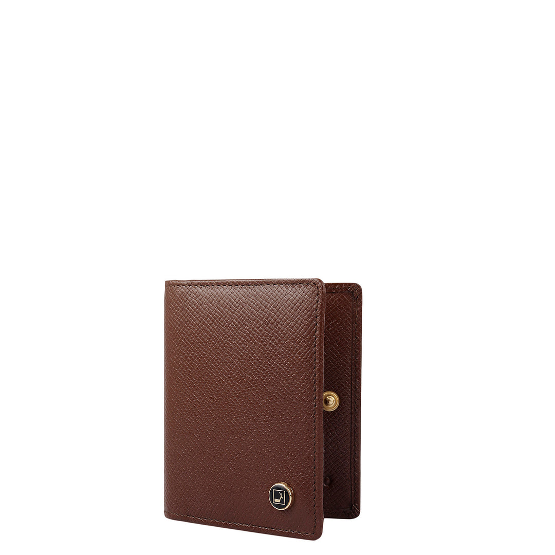 9 Slots Leather Card Case - Date