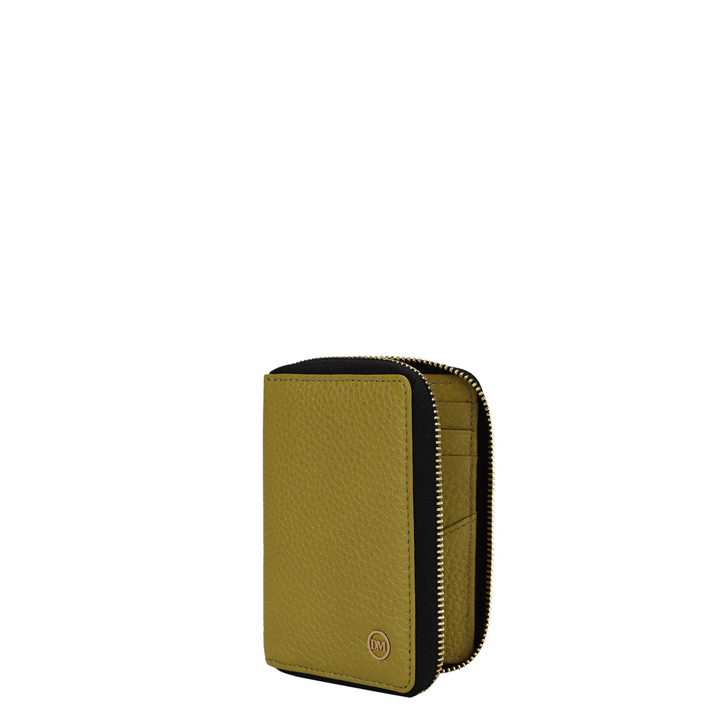 Wax Leather Card Case - Green Tea