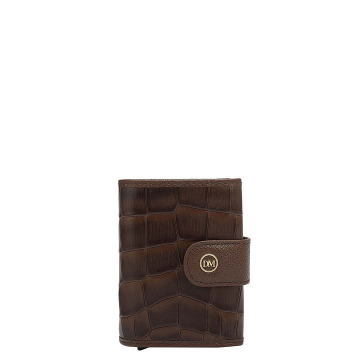 Multi Slot Leather Card Case - Date