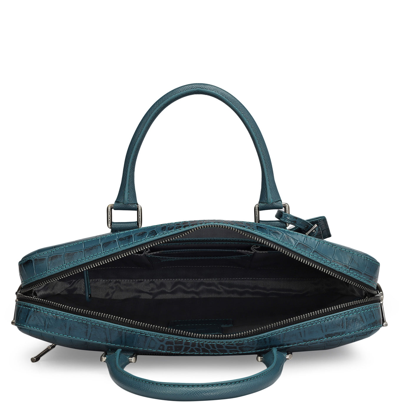 Octane Croco Leather Laptop Bag - Upto 15"