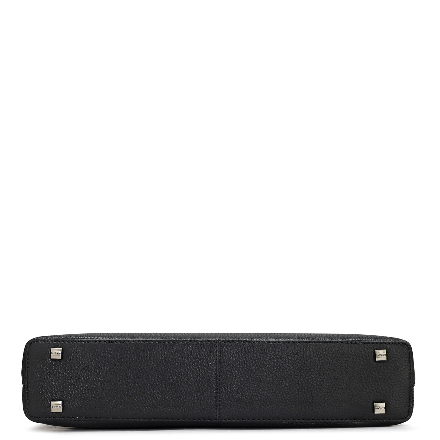 Black Wax Leather Laptop Bag - Upto 15"