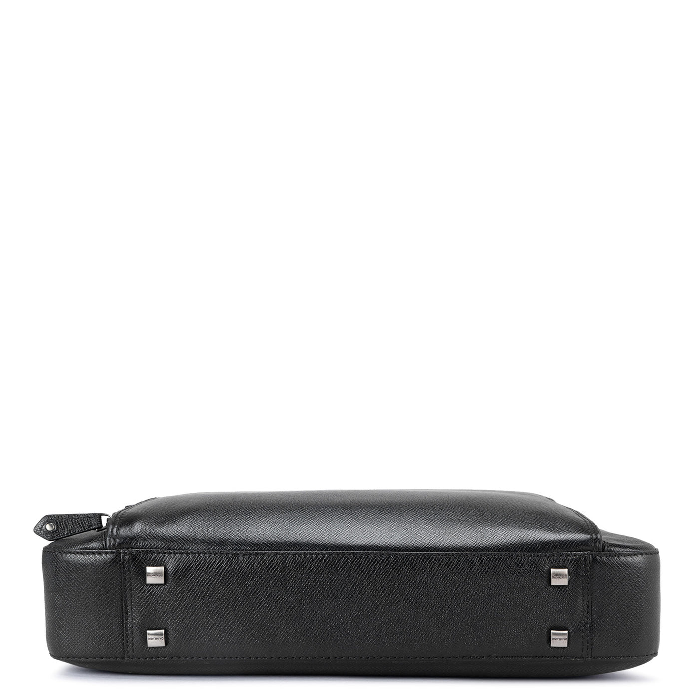 Black Franzy Leather Laptop Bag - Upto 14"