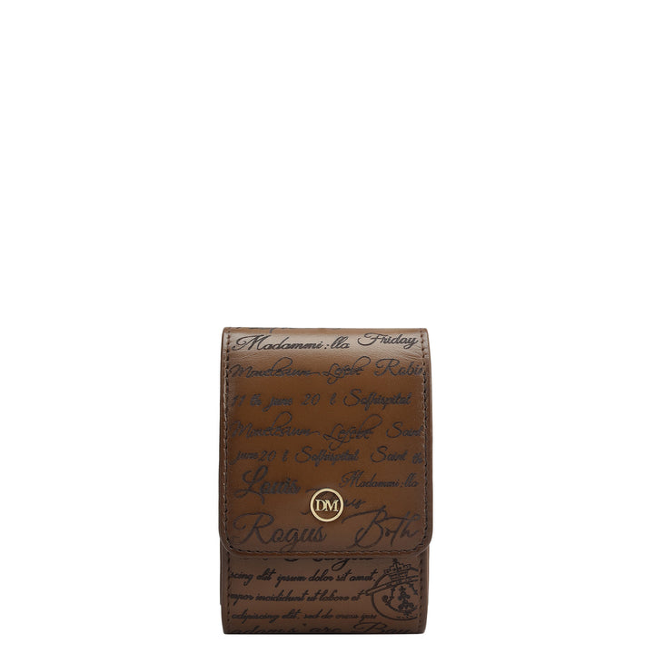 Signato Leather Cigarette Case - Cognac