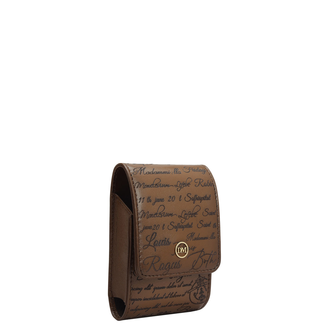 Signato Leather Cigarette Case - Cognac