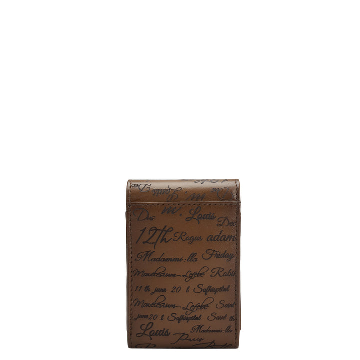 Signato Leather Cigarette Case - Cognac