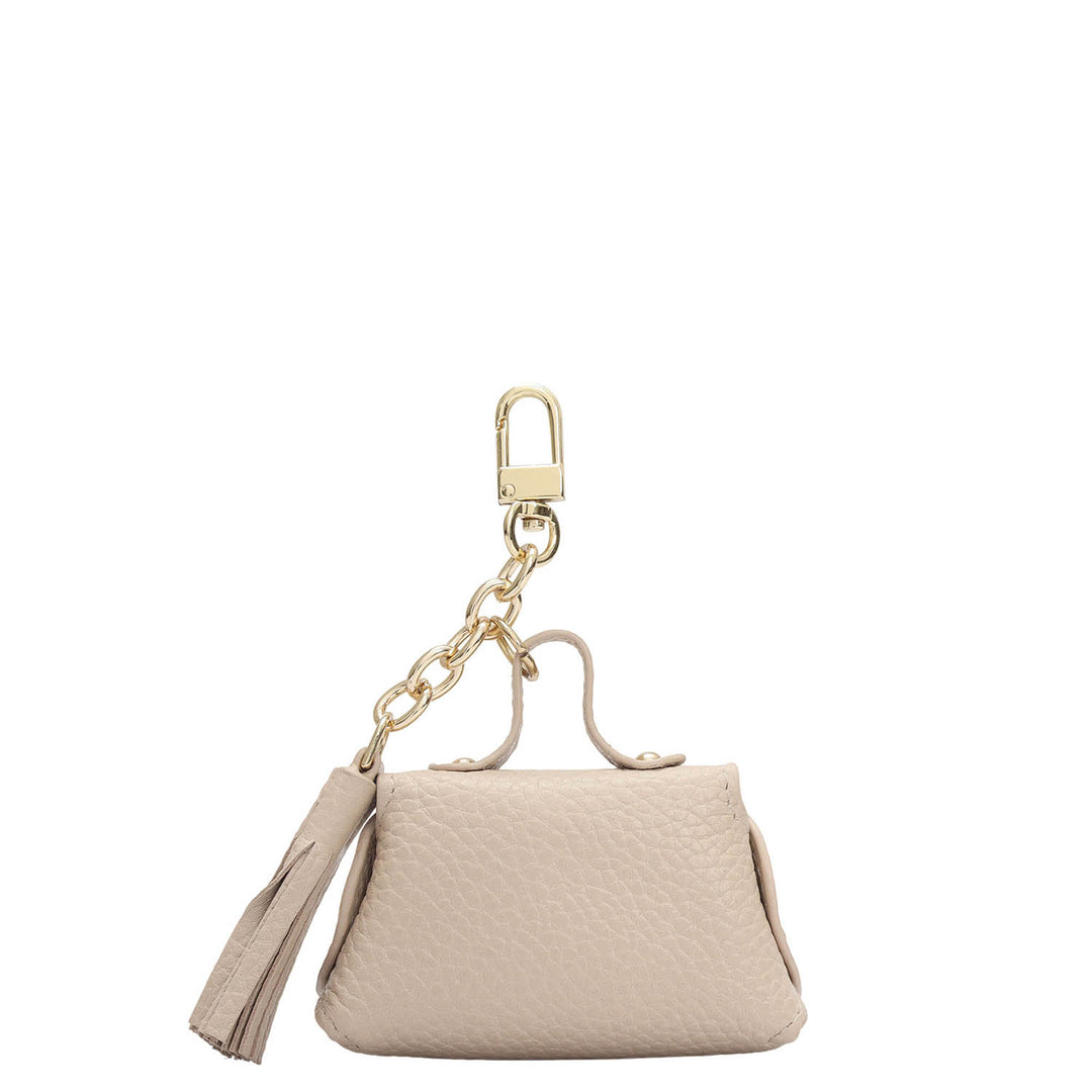 Wax Leather Earpod Case - Dove