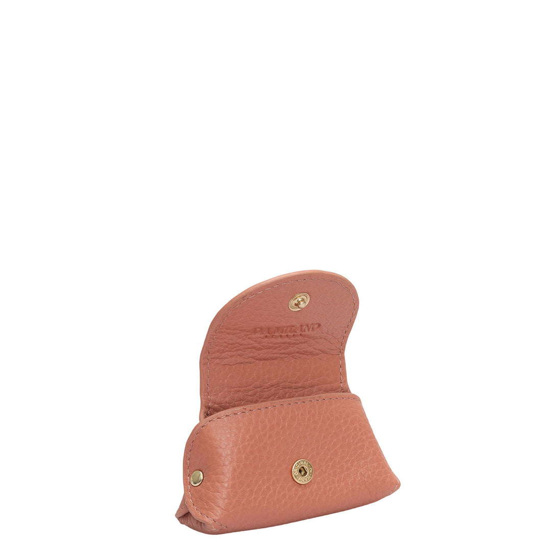 Wax Leather Earpod Case - Terracotta