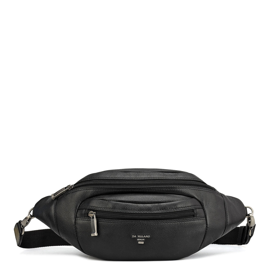 Wax Leather Multi Pouch - Black