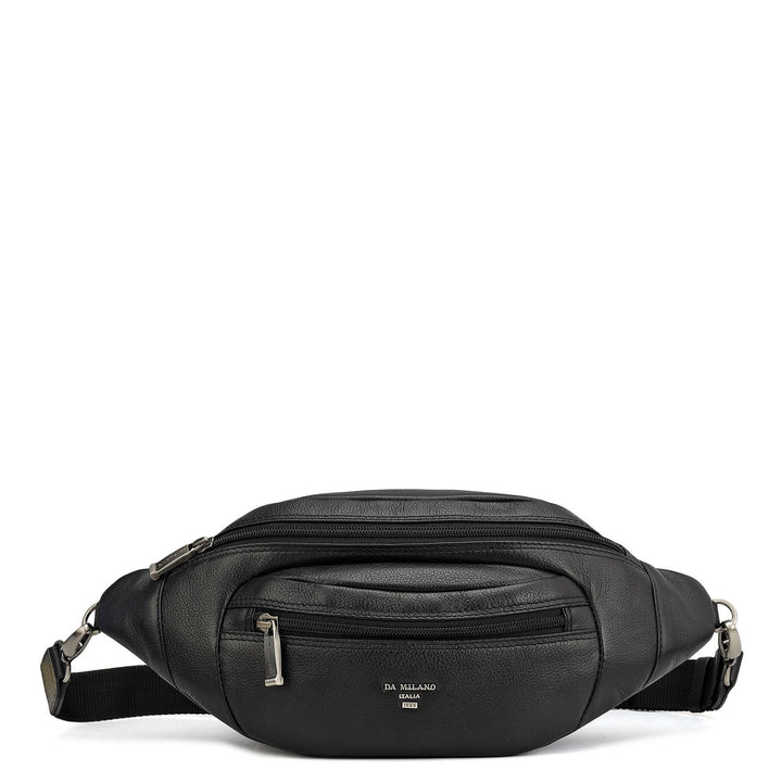 Wax Leather Multi Pouch - Black