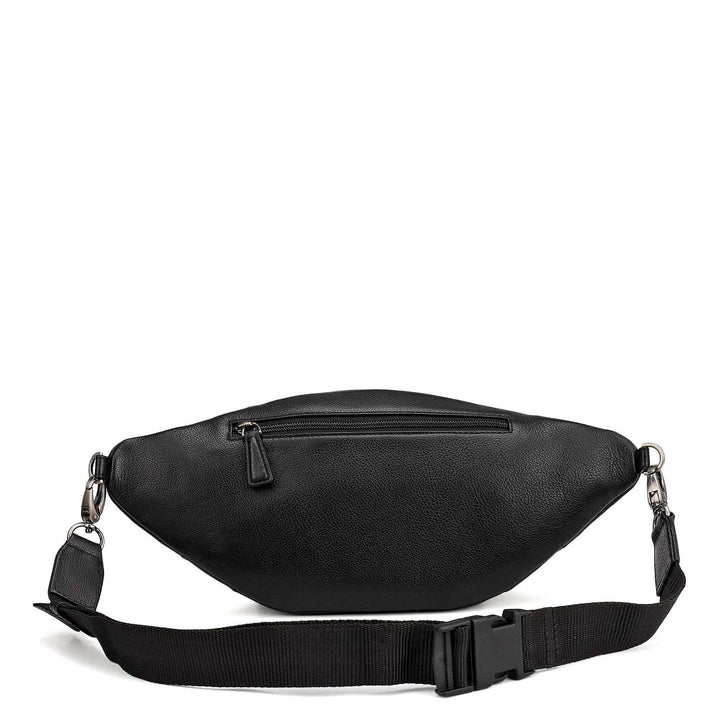 Wax Leather Multi Pouch - Black