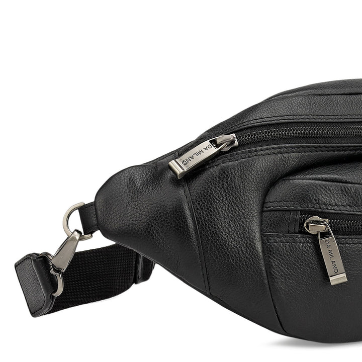 Wax Leather Multi Pouch - Black