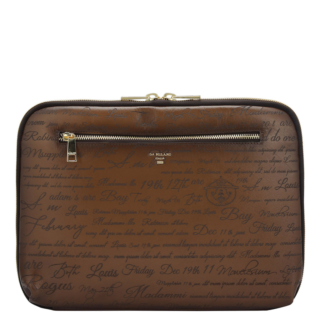 Signato Leather Folder - Cognac