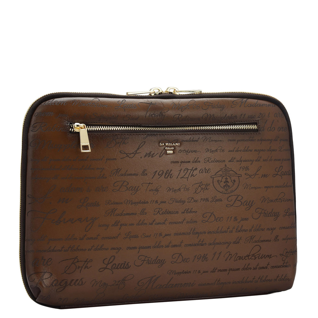 Signato Leather Folder - Cognac