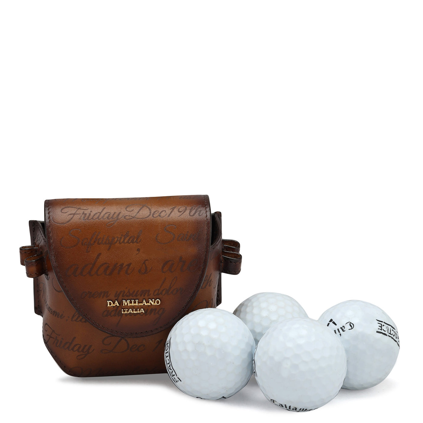 Signato Leather Golf Ball - Cognac