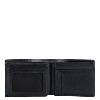 Ocean Croco Leather Mens Wallet & Belt Gift Set