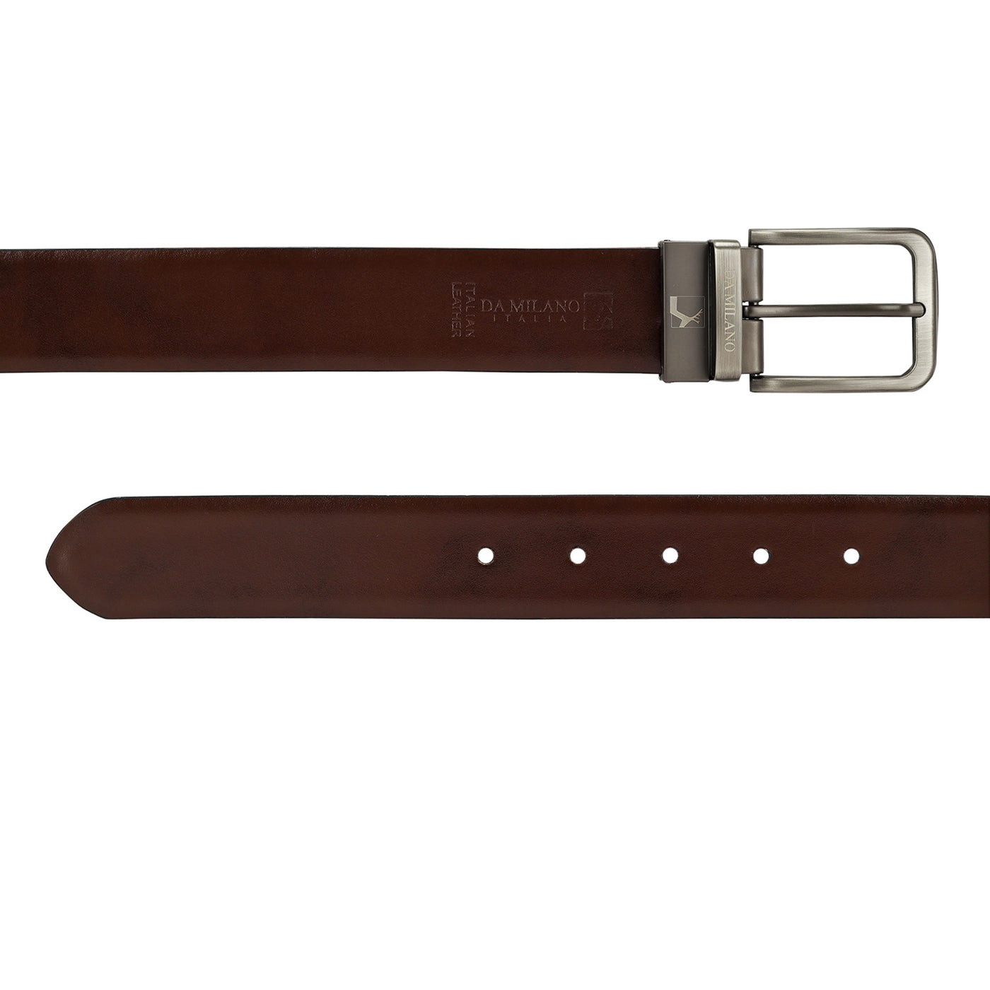 Black Plain Leather Mens Wallet & Belt Gift Set