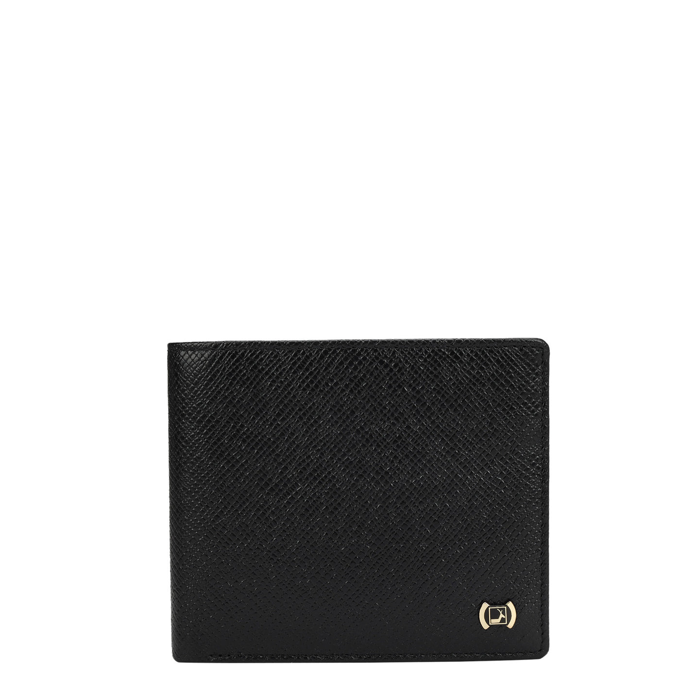 Black Saffiano Franzy Leather Mens Wallet & Belt Gift Set