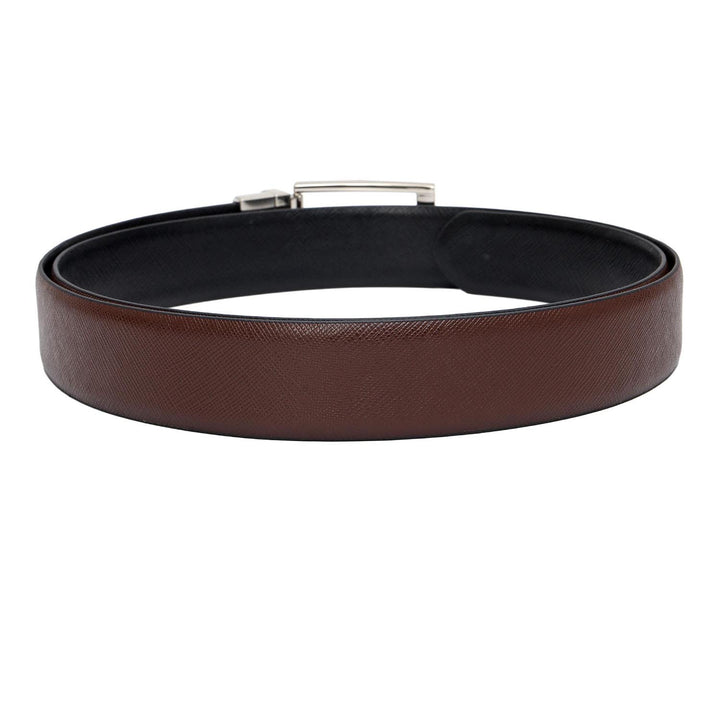 Date Saffiano Franzy Leather Mens Wallet & Belt Gift Set