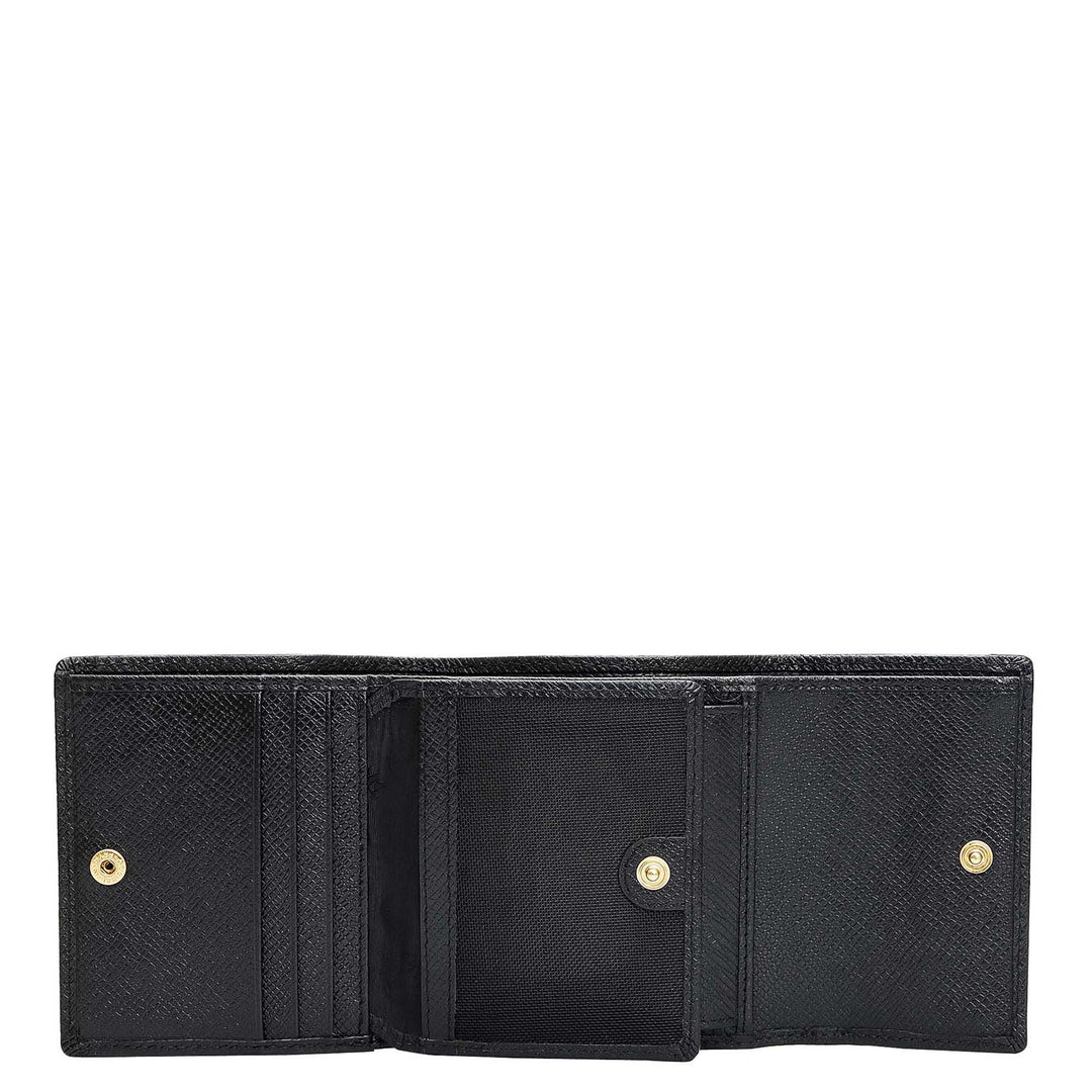 Black Croco Leather Mens & Ladies Wallet Gift Set