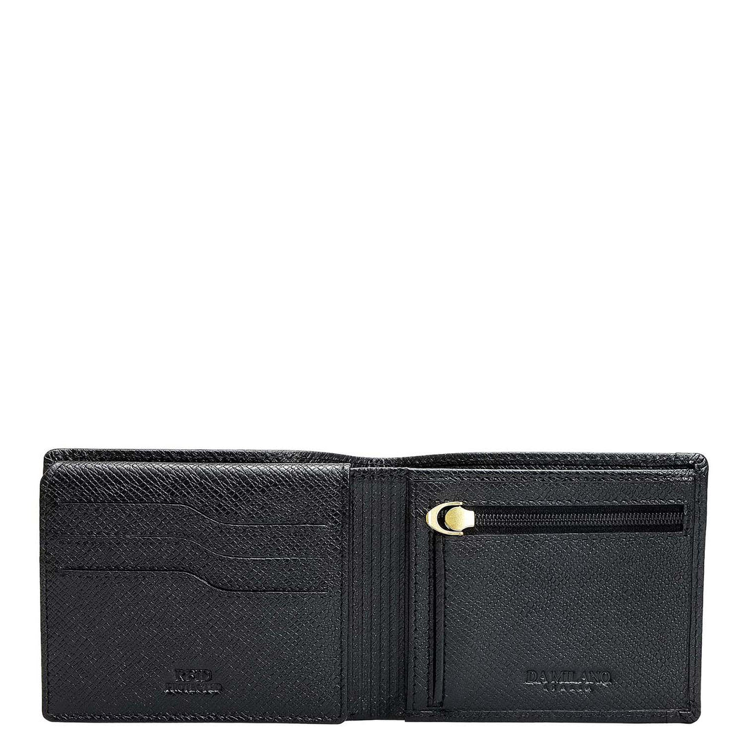 Black Croco Leather Mens & Ladies Wallet Gift Set