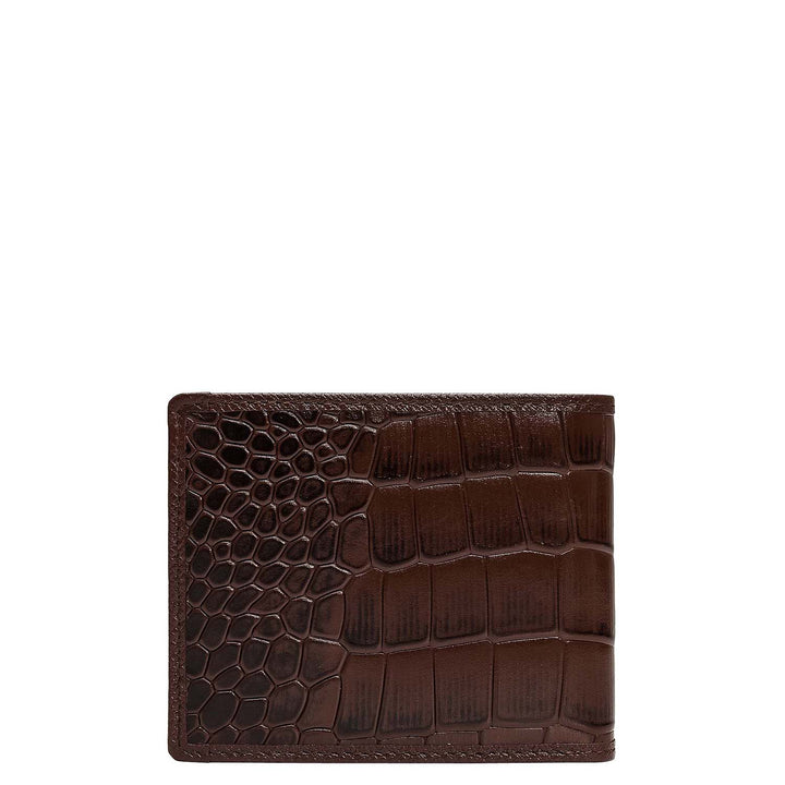 Walnut Croco Leather Mens & Ladies Wallet Gift Set