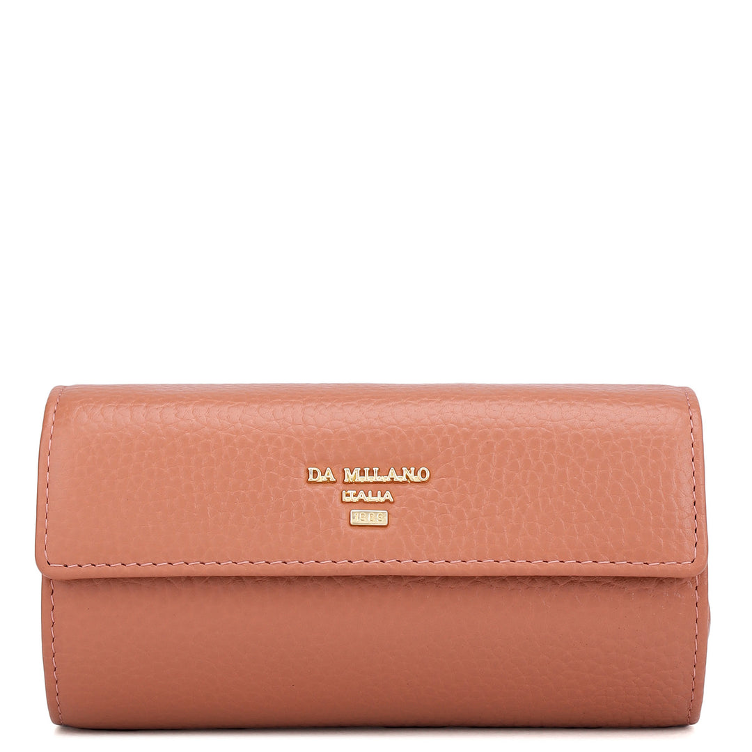 Wax Leather Jewellery Case - Terracotta