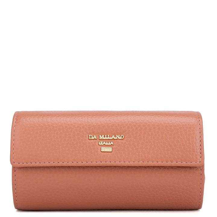 Wax Leather Jewellery Case - Terracotta